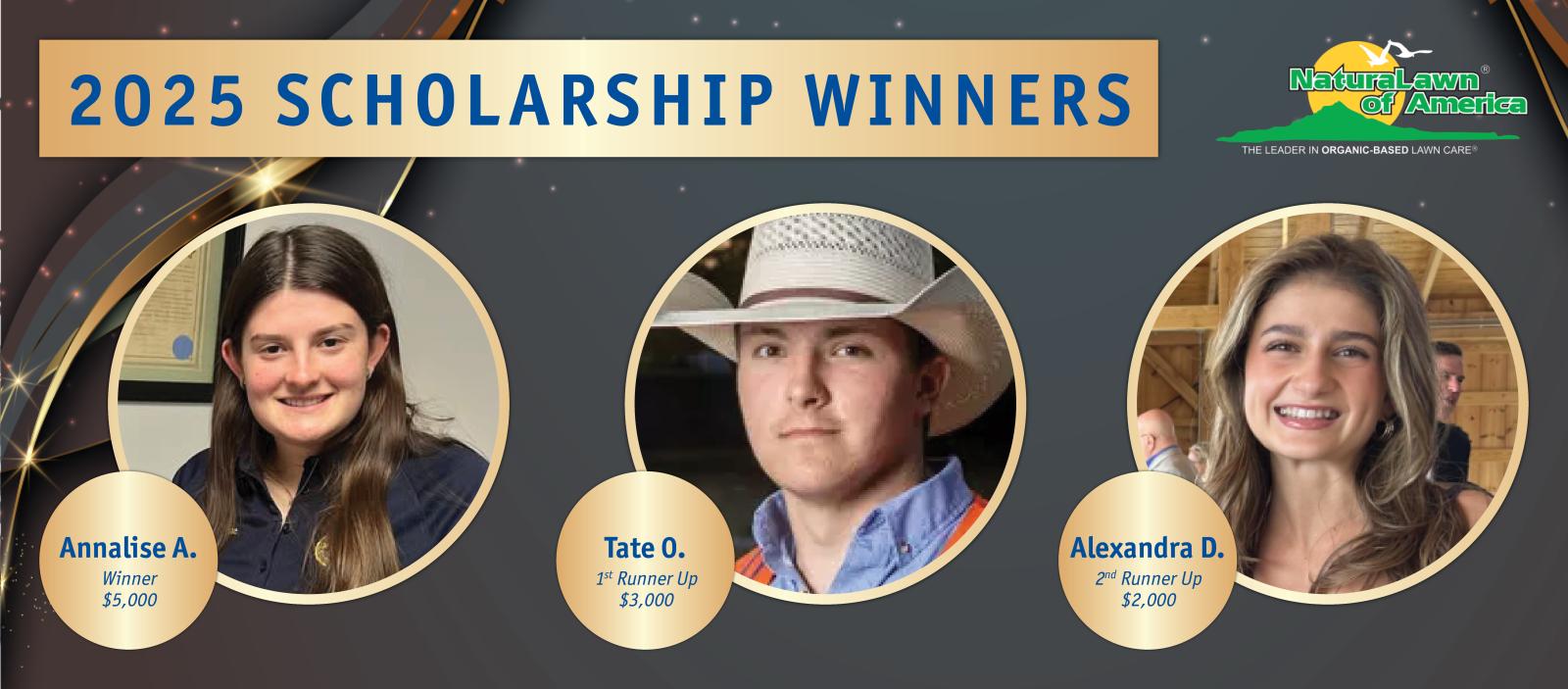 2025 Dan Collins Scholarship Winners